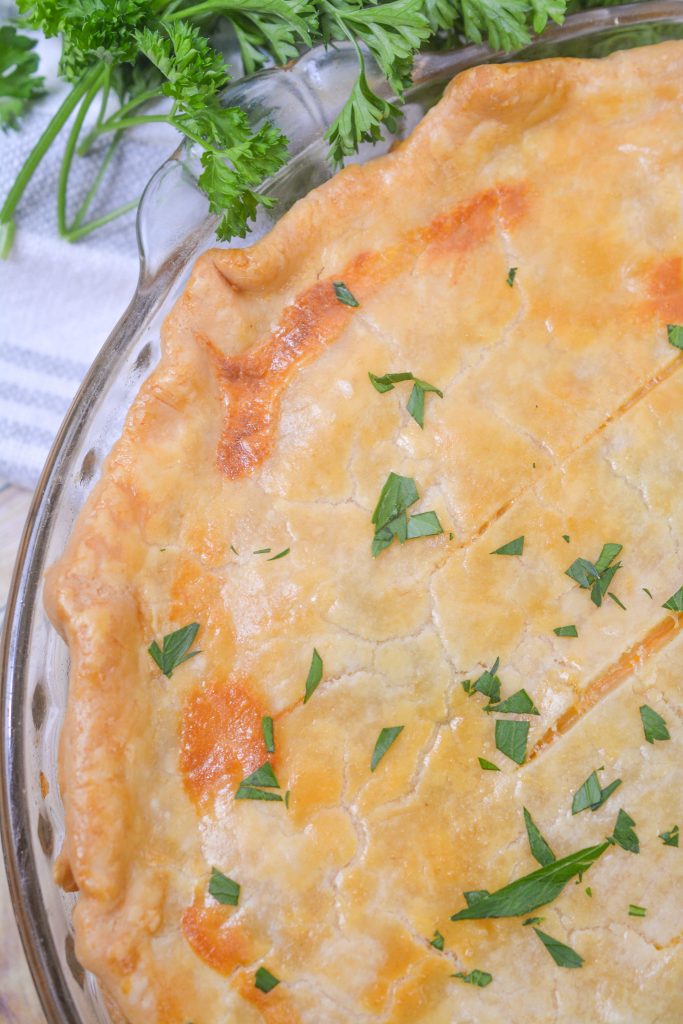 Broccoli Cheddar Chicken Pot Pie