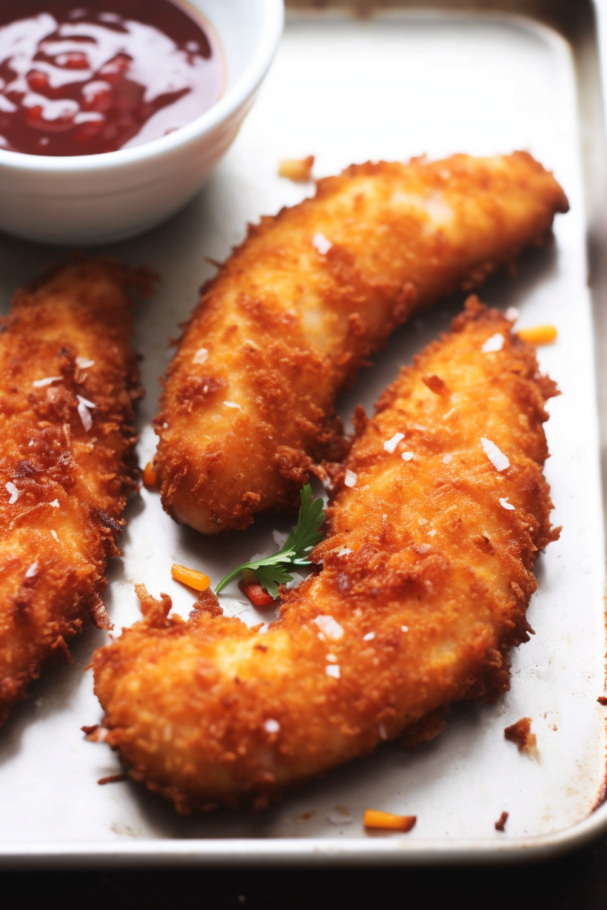 Crispy Coconut Chicken Tenders