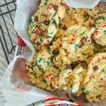 Gluten Free Dairy Free Chocolate Chip Cookies and candy canes