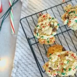 Gluten Free Dairy Free Chocolate Chip Cookies and candy canes