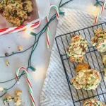 Gluten Free Dairy Free Chocolate Chip Cookies and candy canes