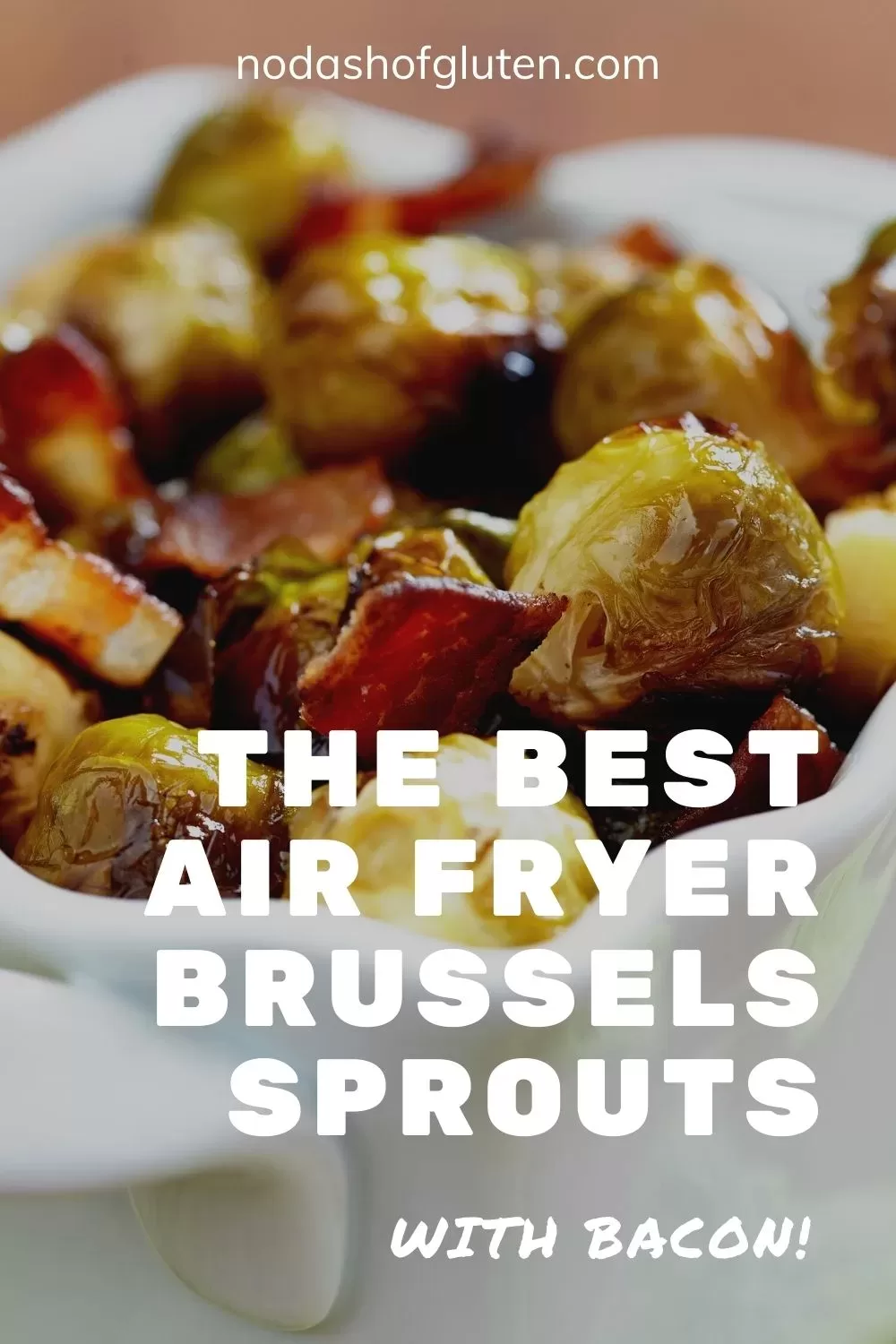 air fryer brussel sprouts with bacon