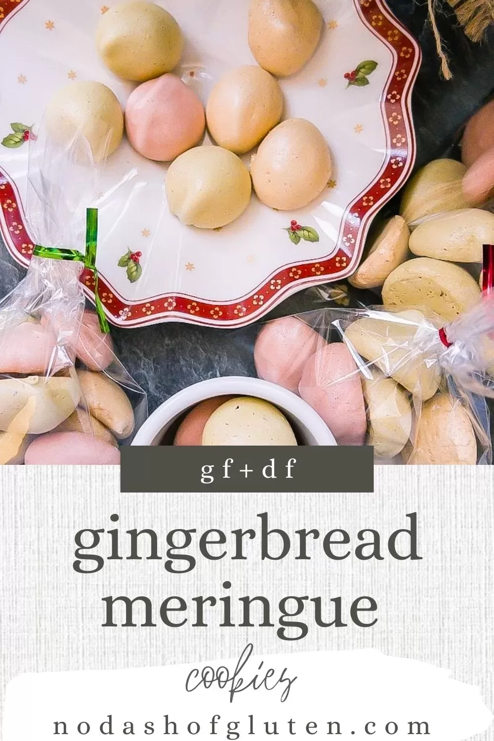 Gingerbread Meringue Cookies