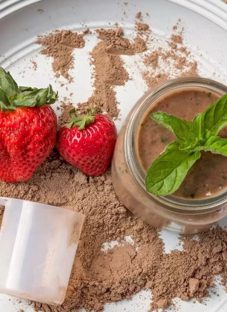 Strawberry Chocolate Protein Shake