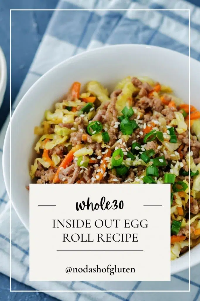 inside out egg roll recipe pinterest