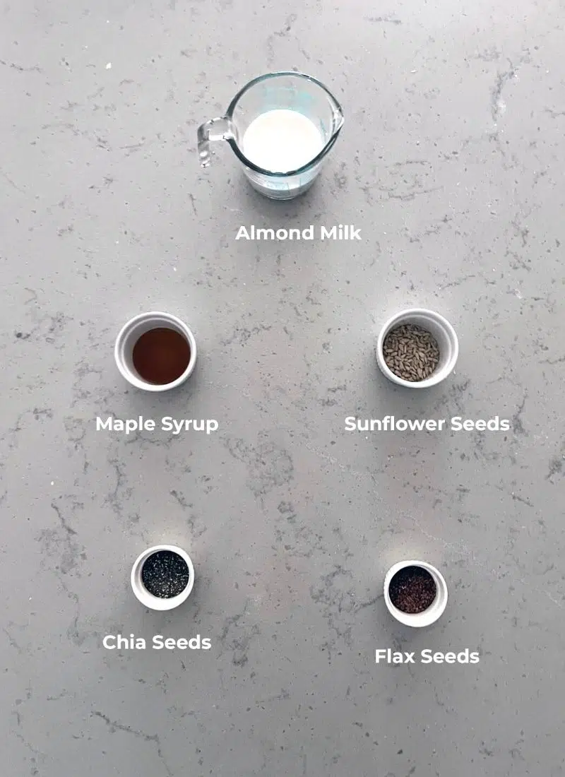 photograph of different nuts and seeds