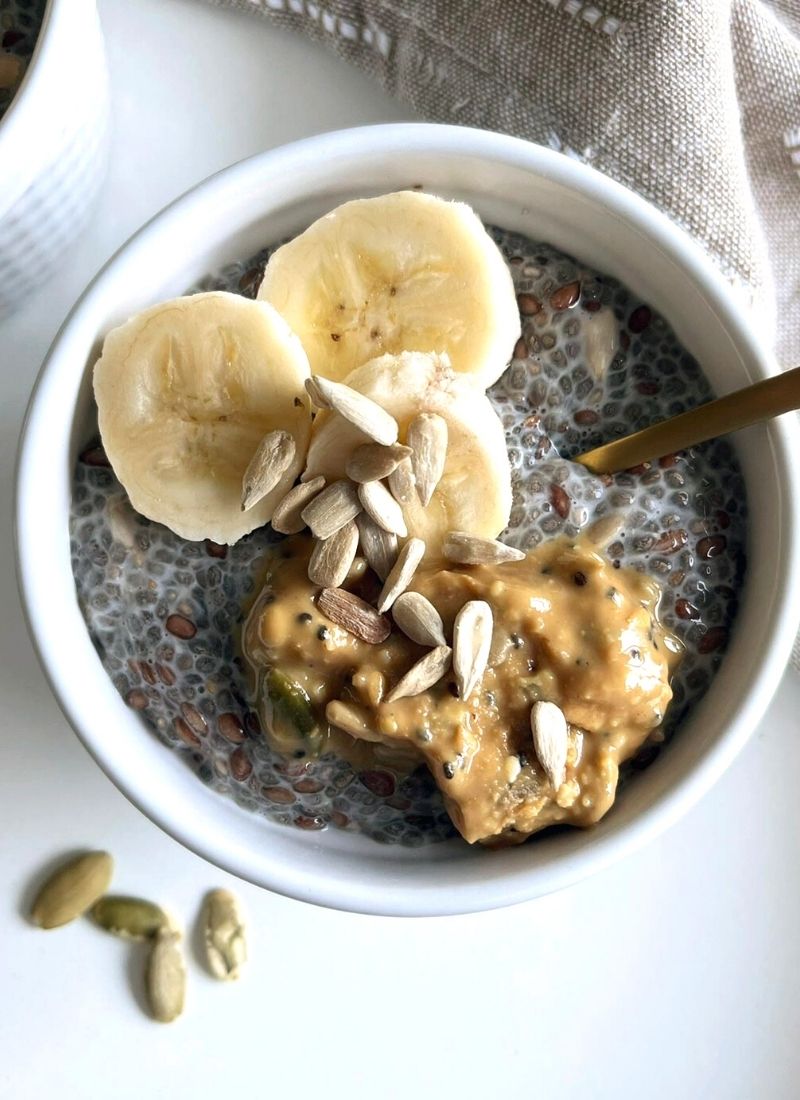 Easy Vegan Breakfast Ideas: Nut and Chia Seed Pudding