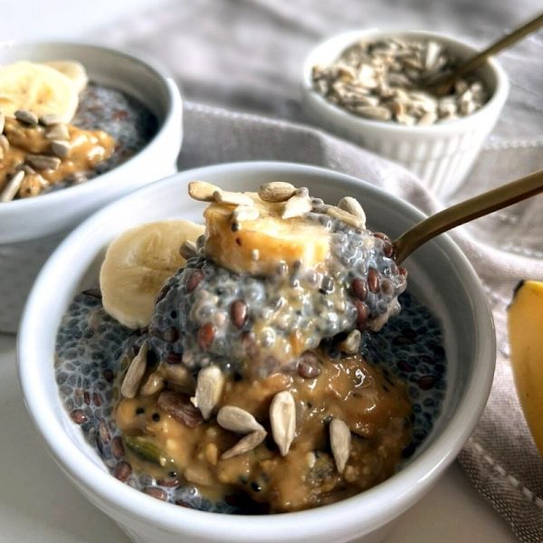 Healthy Vegan Breakfast Recipes: Nut and Chia Seed Pudding