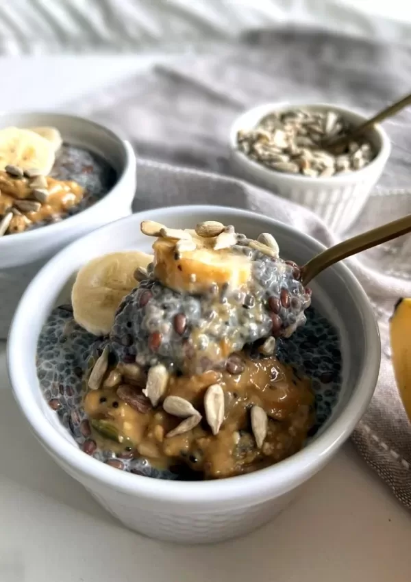 Healthy Vegan Breakfast Recipes: Nut and Chia Seed Pudding
