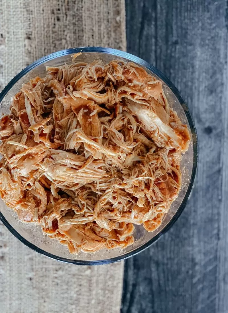 slow cooker shredded chicken