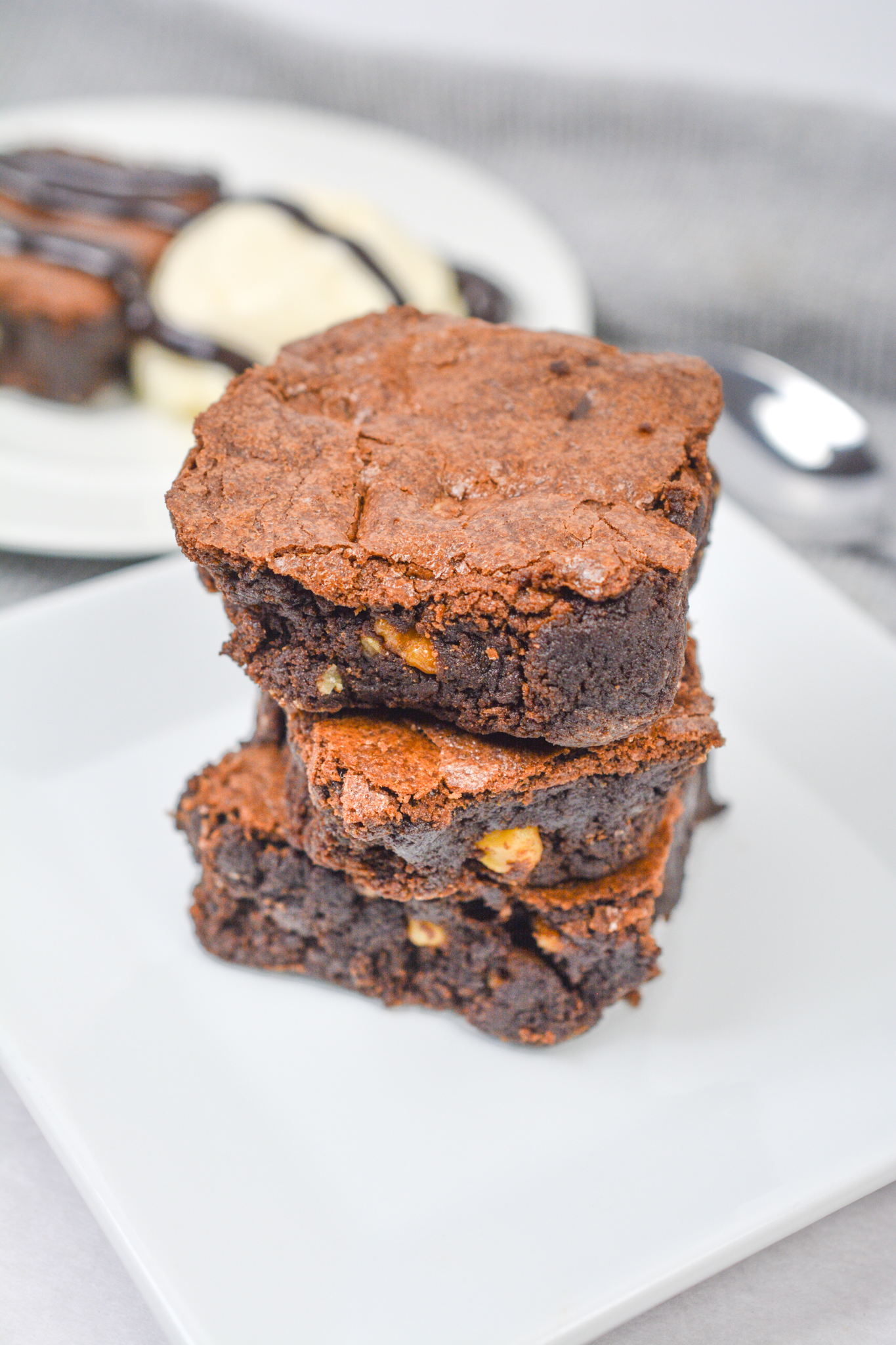 Chocolate Brownies from scratch with Walnuts