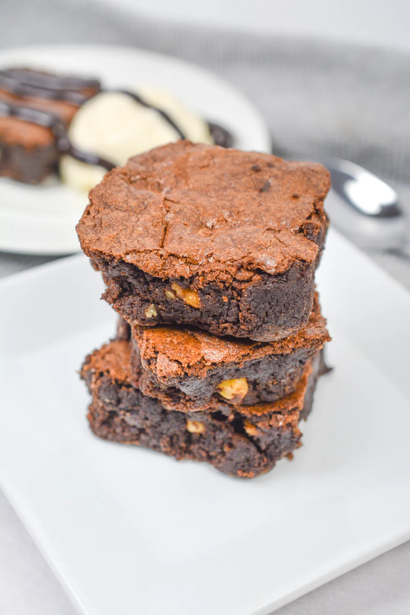 Chocolate Brownies from scratch with Walnuts