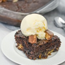 Reese's Peanut Butter Cup Earthquake Cake