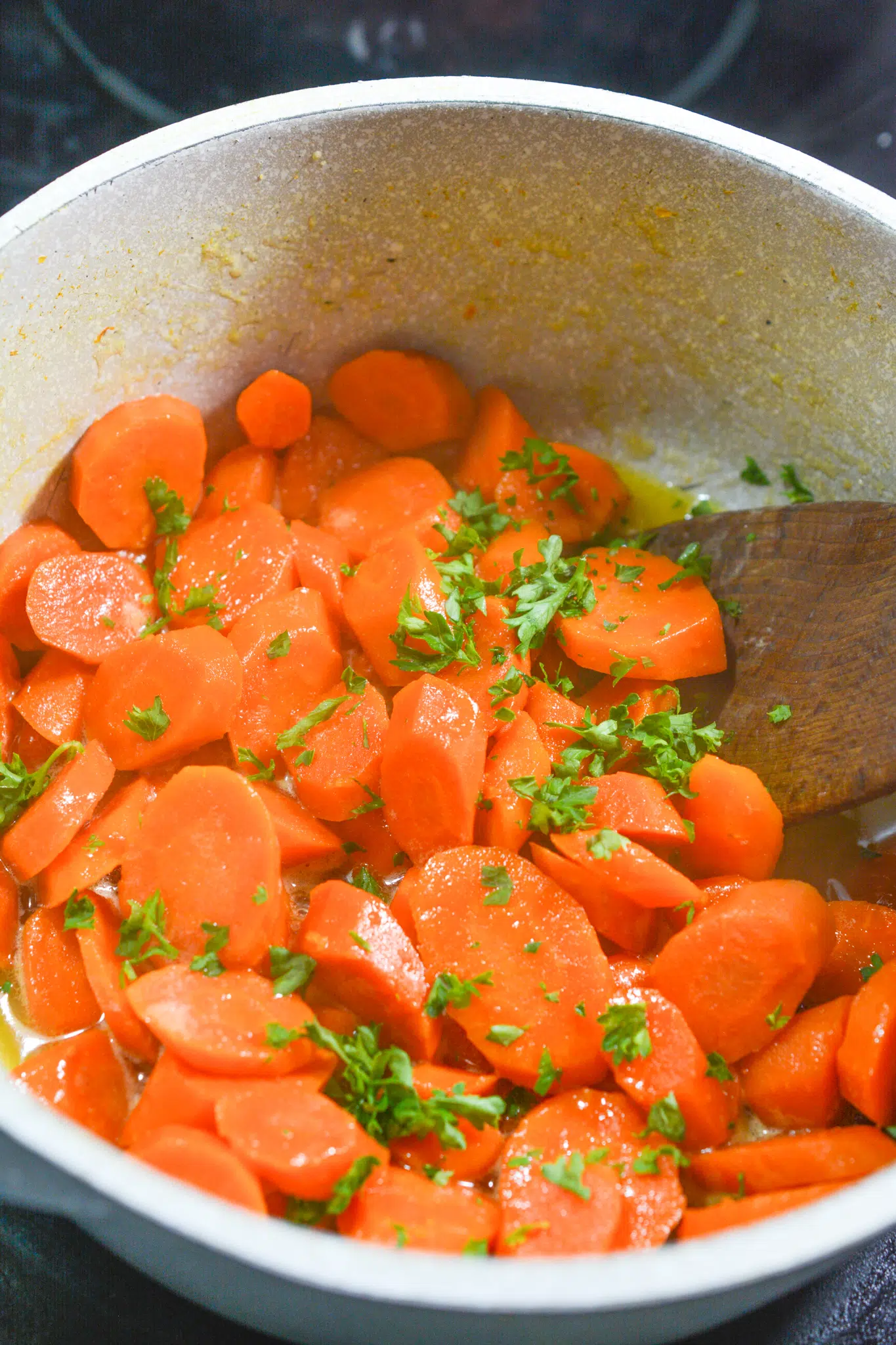 Glazed Carrots With Brown Sugar And Butter Ingredients step 5
