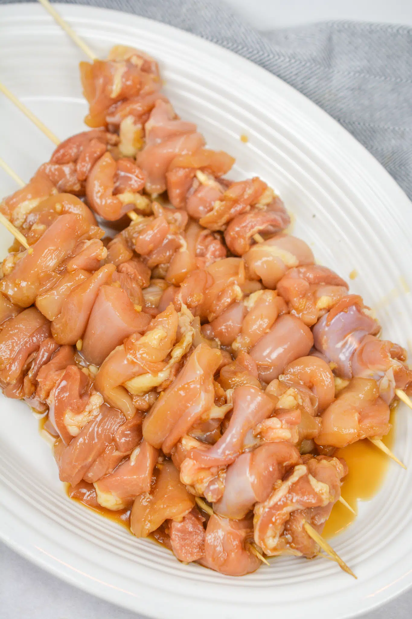 Grilled Teriyaki Chicken Skewers Ingredients steps