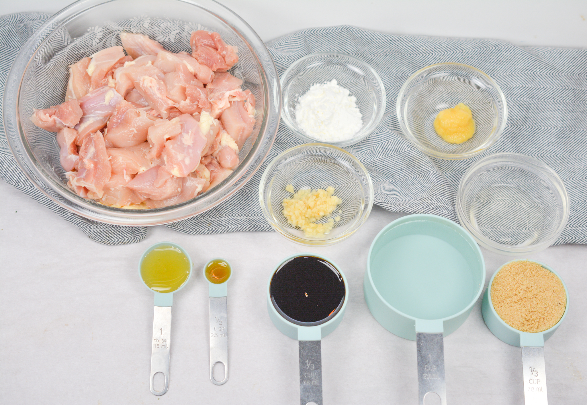 Grilled Teriyaki Chicken Skewers Ingredients