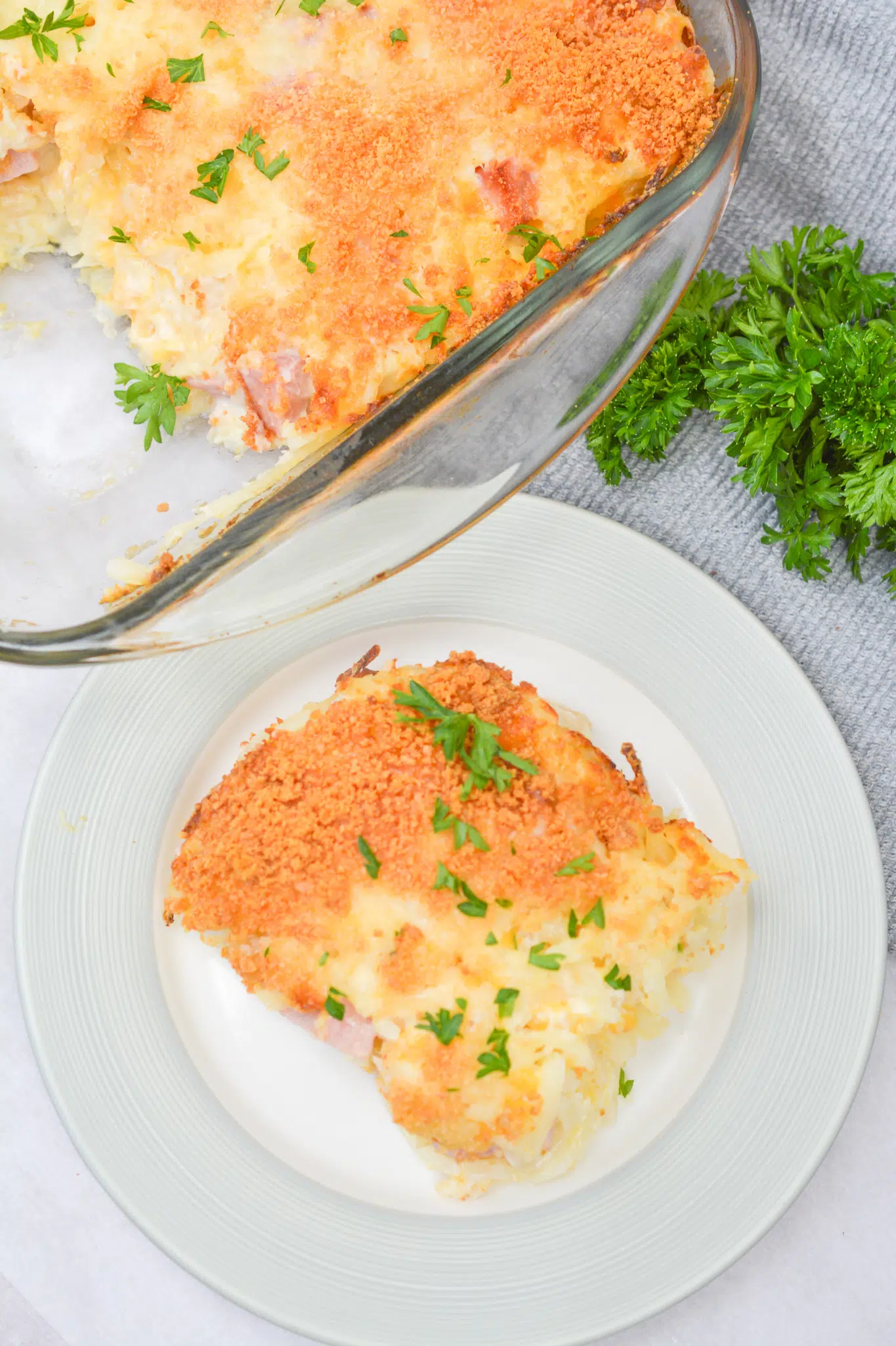 Ham And Cheese Hash Brown Casserole