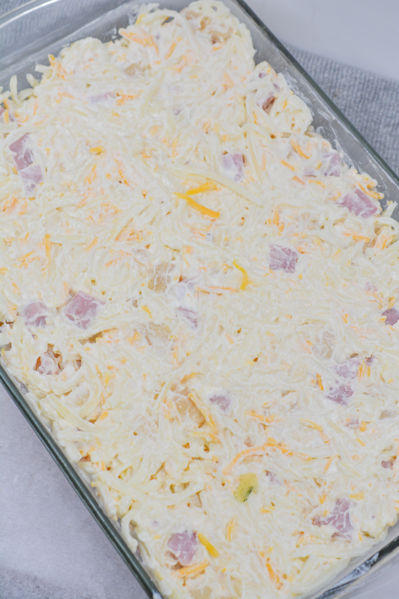 Ham And Cheese Hash Brown Casserole