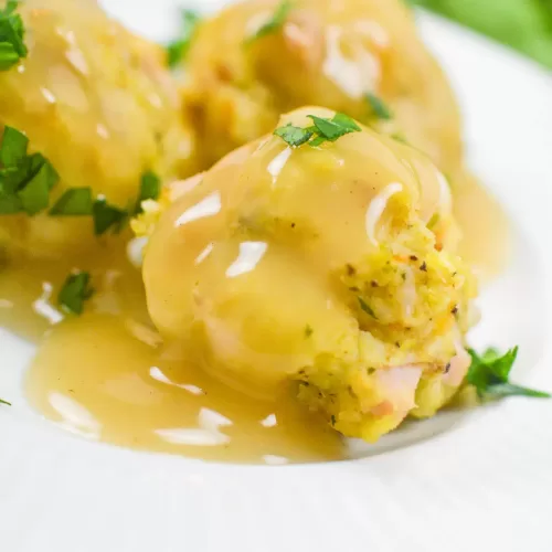 Leftover Turkey Stuffing Balls