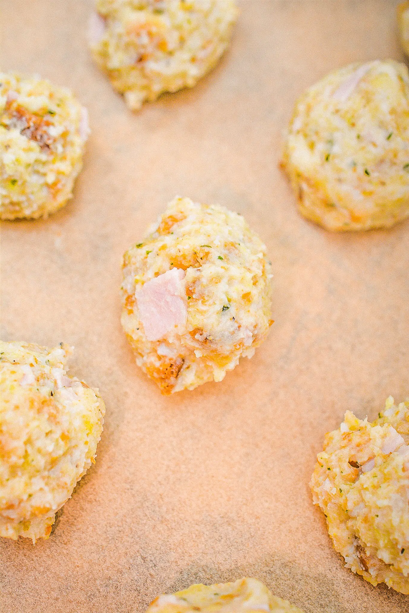 Leftover Turkey Stuffing Balls