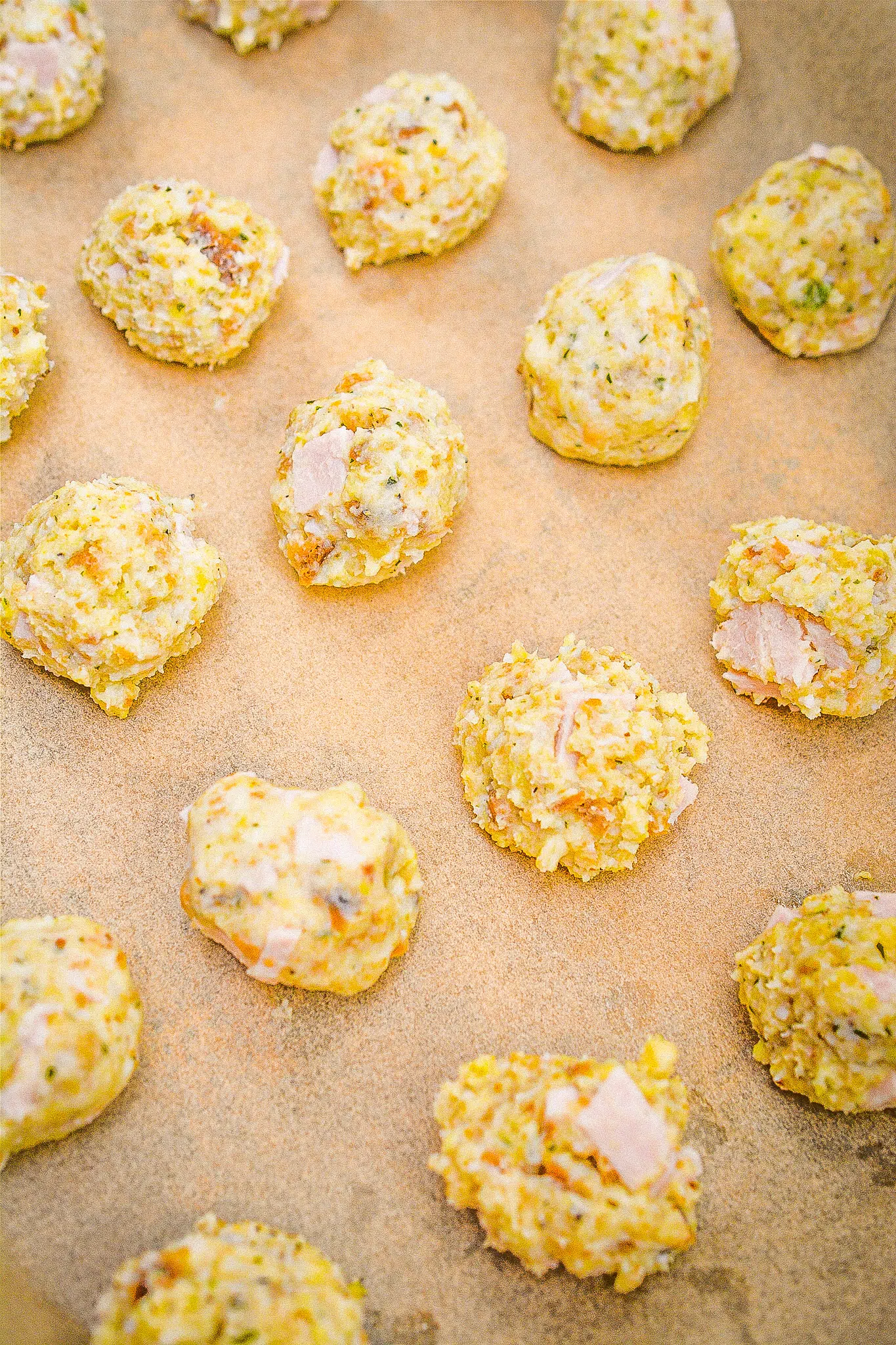 Leftover Turkey Stuffing Balls