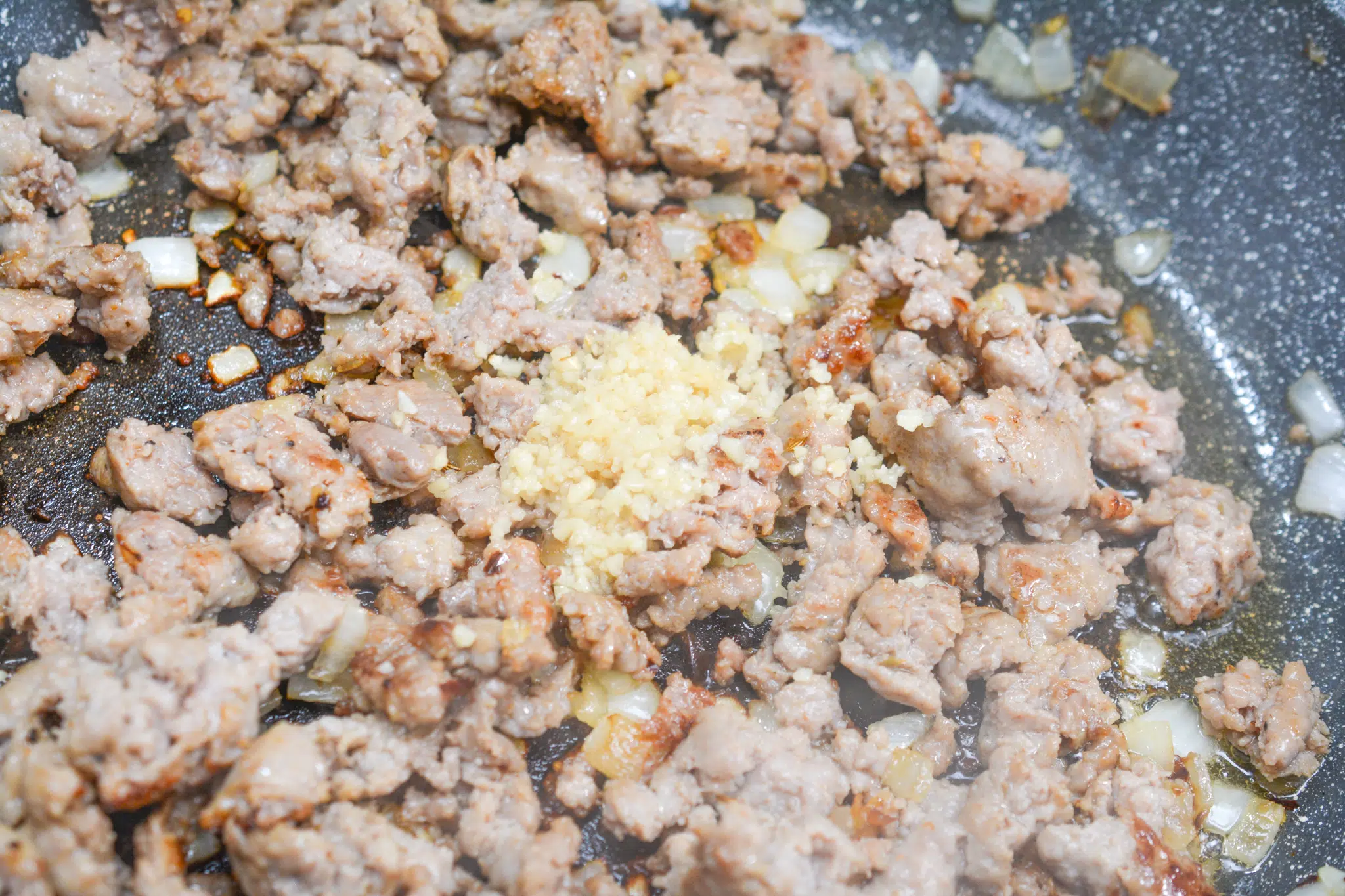 Rigatoni with Sausage, Tomatoes, and Zucchini