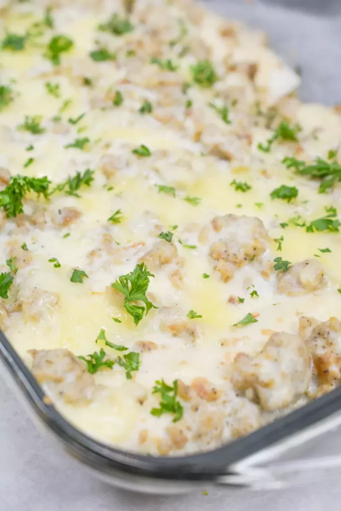 Sausage Gravy Breakfast Enchiladas