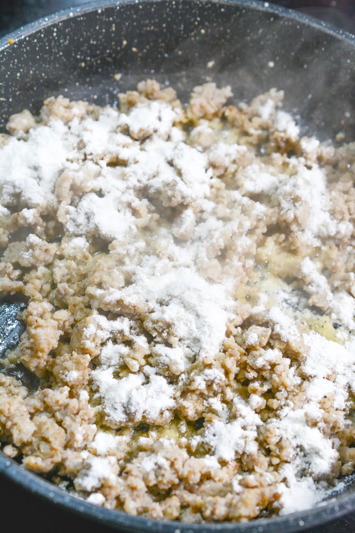 Sausage Gravy Breakfast Enchiladas