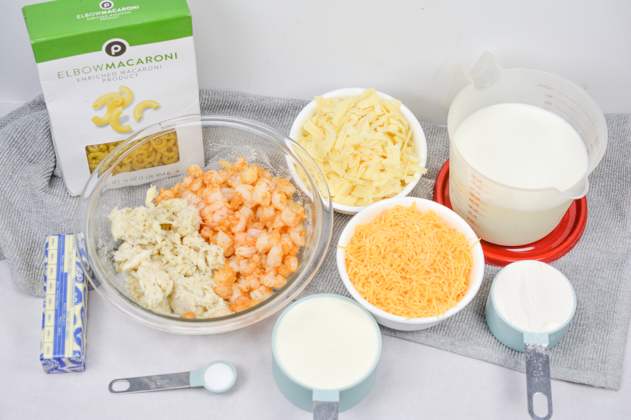 Seafood Mac and Cheese Recipe Ingredients