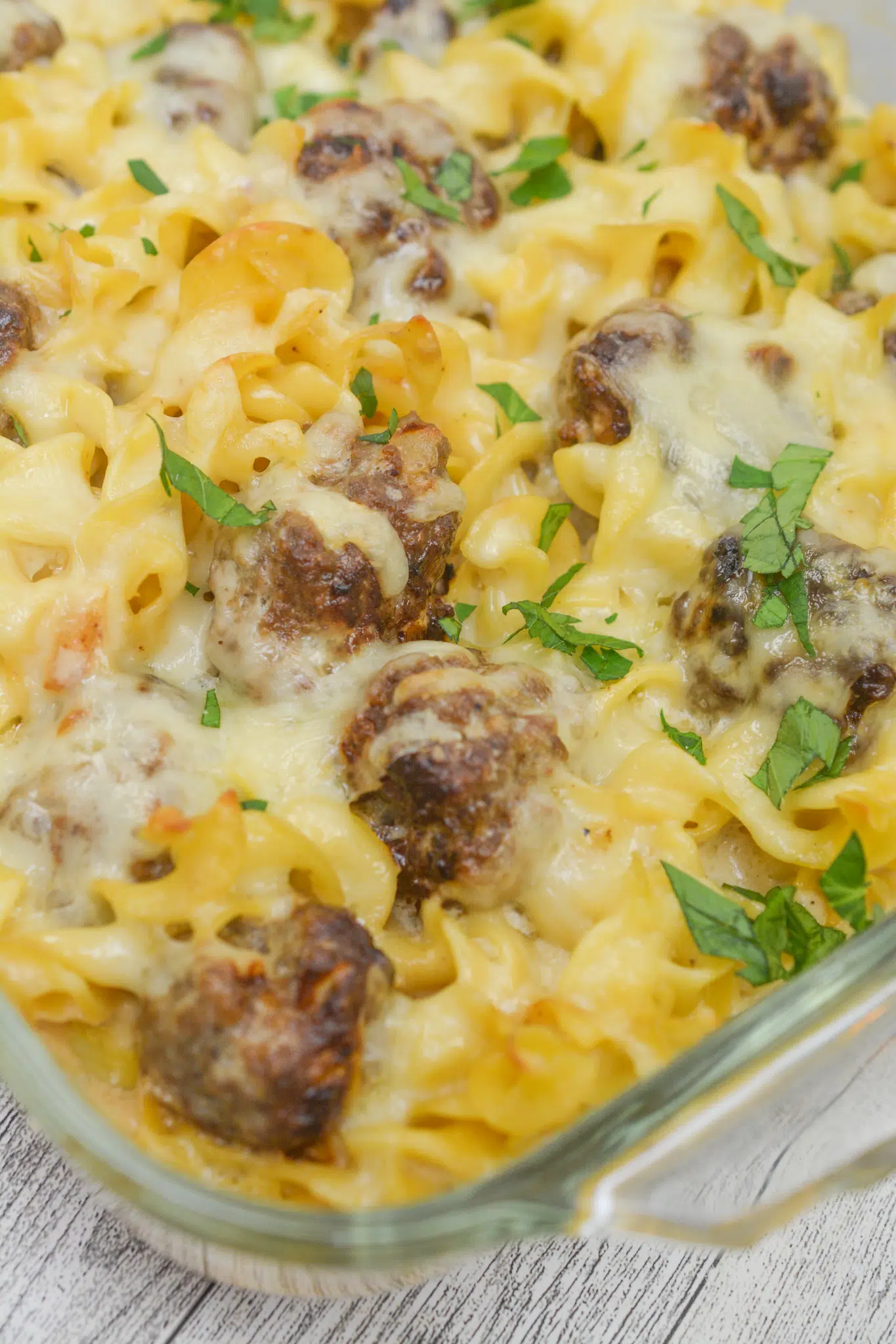 Swedish Meatball Noodle Bake Recipe