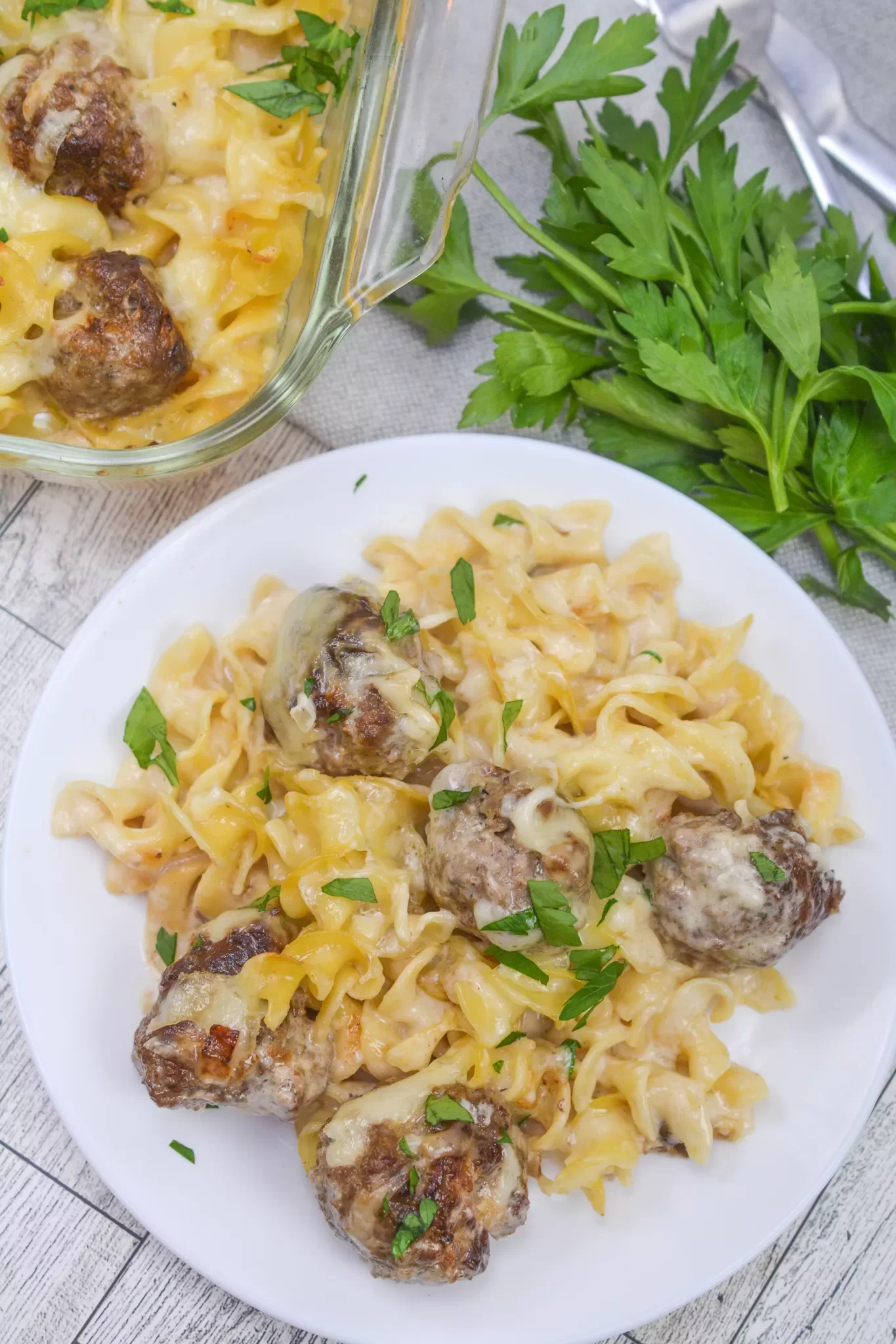 Swedish Meatball Noodle Bake Recipe