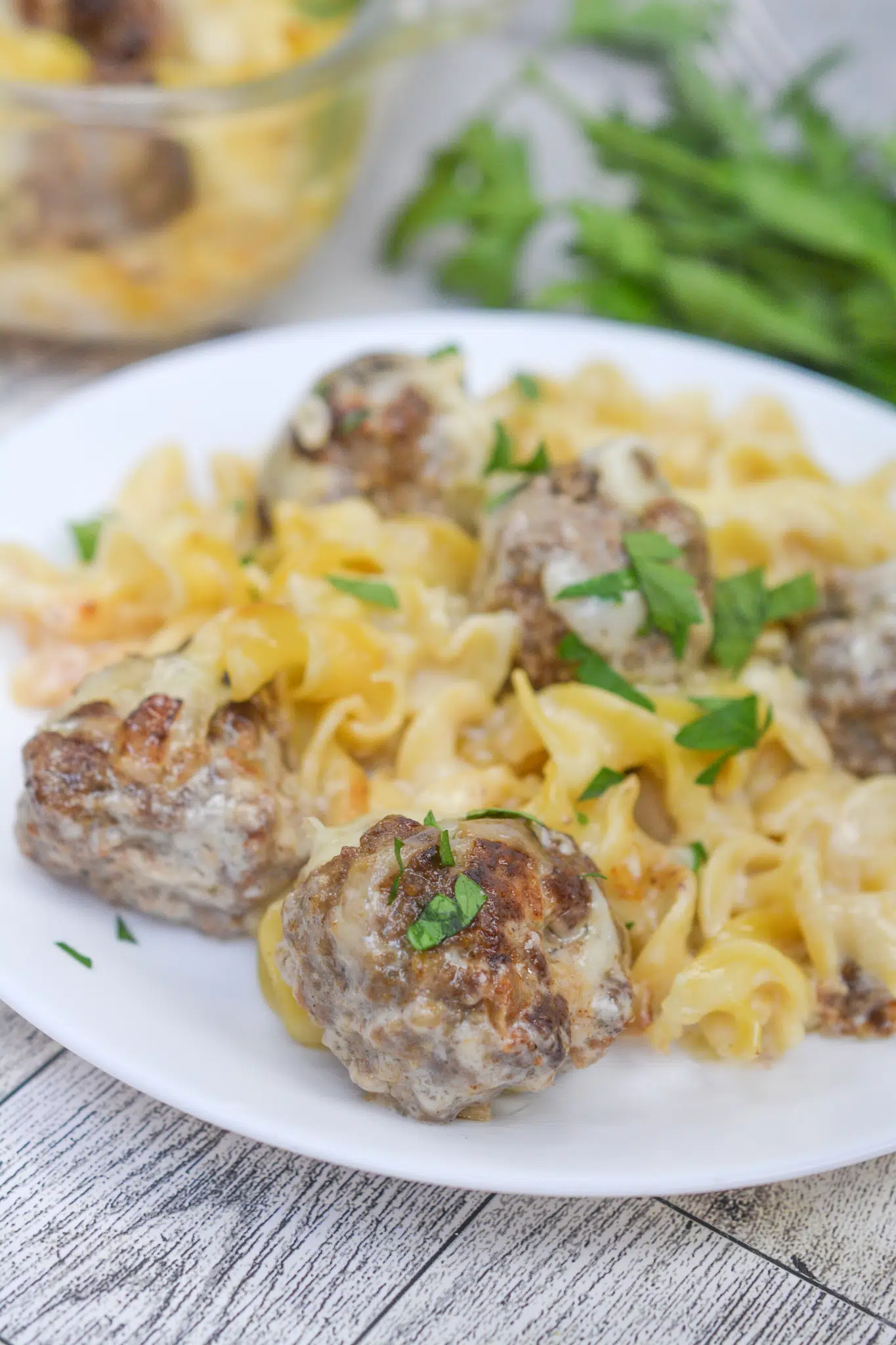 Swedish Meatball Noodle Bake Recipe