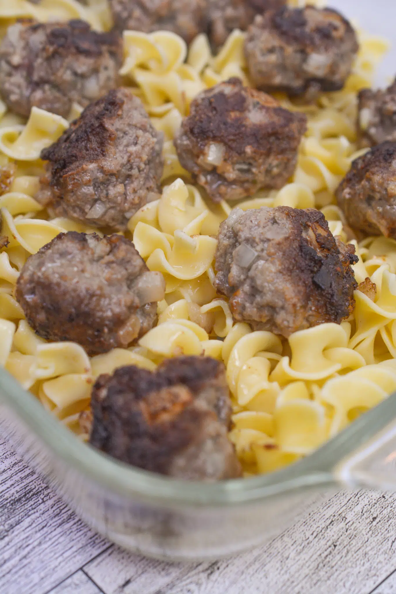 Swedish Meatball Noodle Bake Recipe