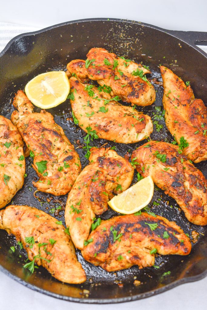 The Best Garlic Butter Chicken Tenders