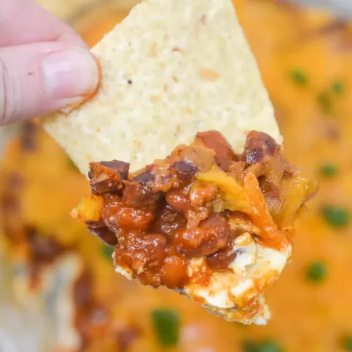 3-Ingredient Chili Cheese Dip