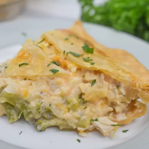 Broccoli Cheddar Chicken Pot Pie