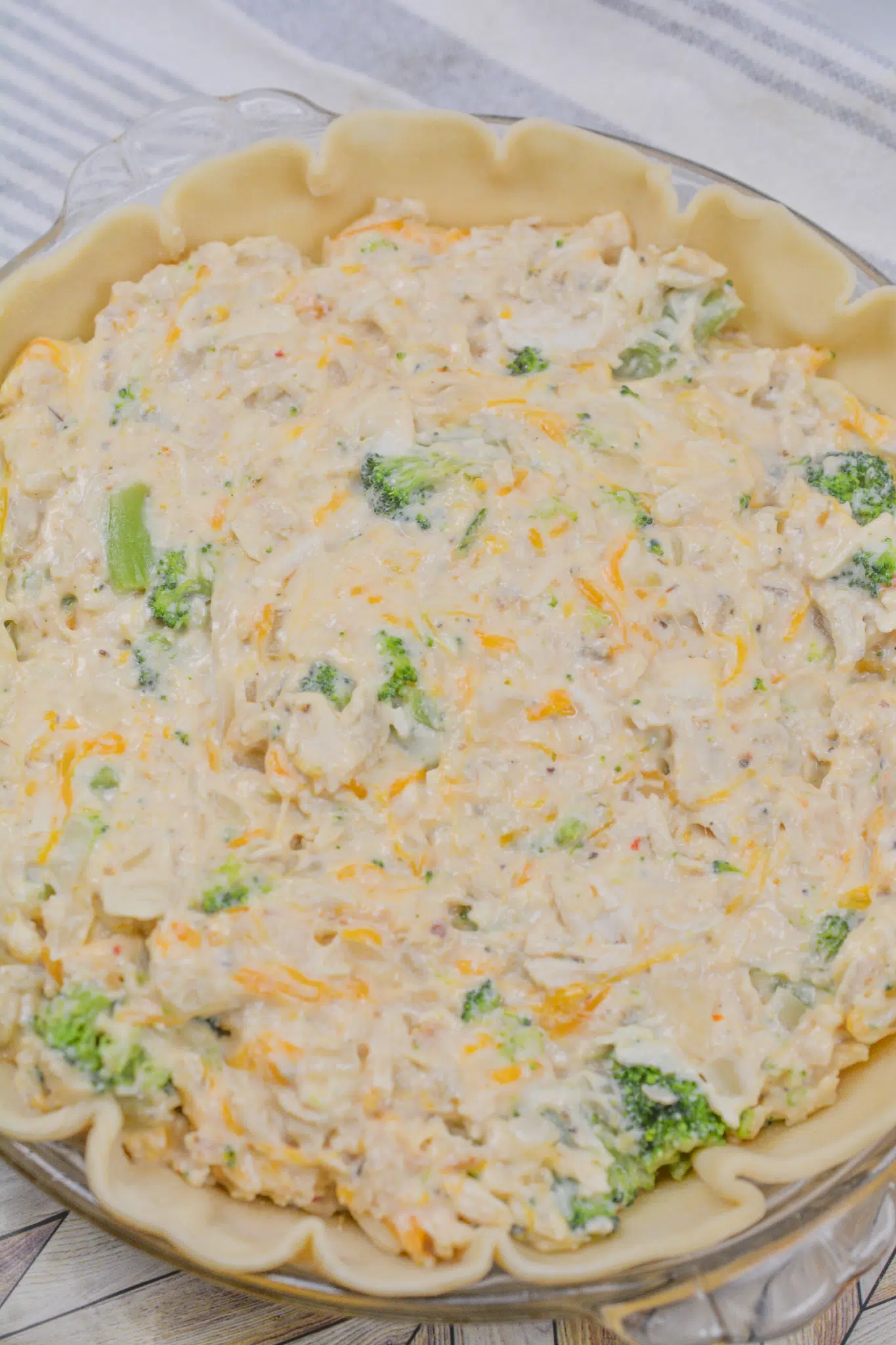 Broccoli Cheddar Chicken Pot Pie