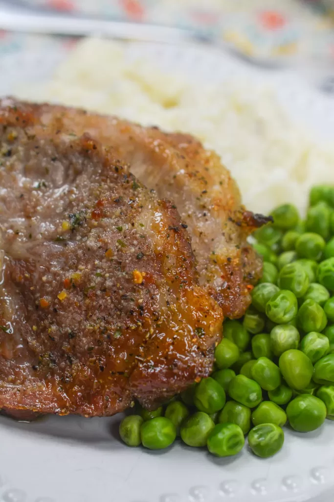 Brown Sugar-Glazed Italian Pork Chops