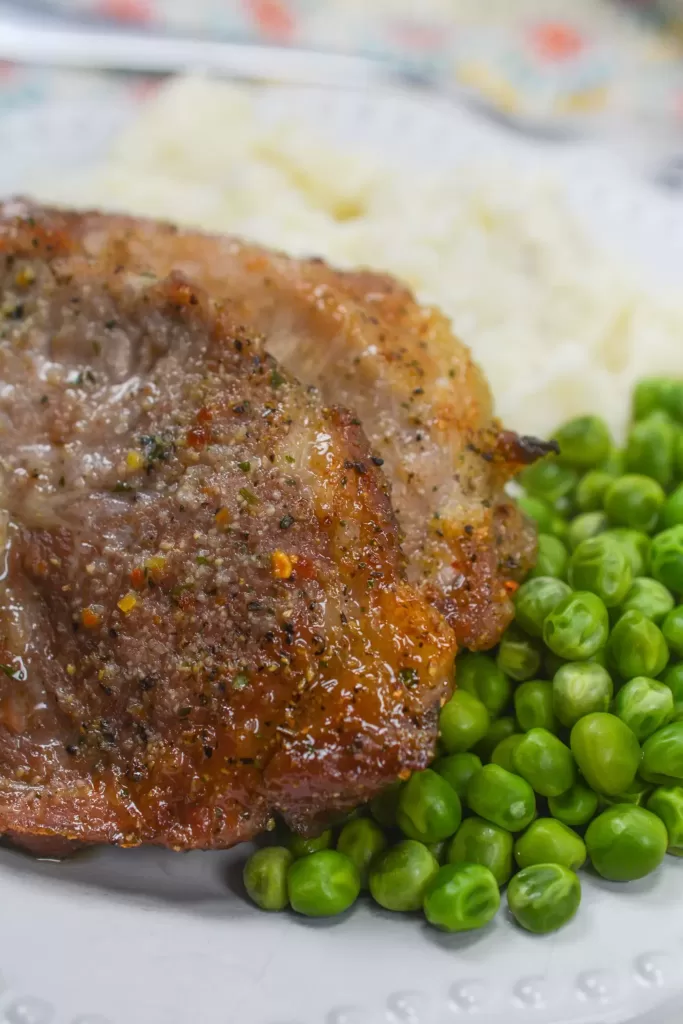 Brown Sugar-Glazed Italian Pork Chops