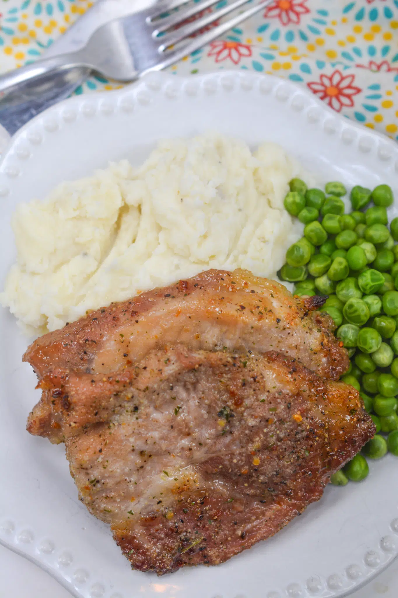 Brown Sugar-Glazed Italian Pork Chops