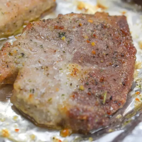 Brown Sugar-Glazed Italian Pork Chops