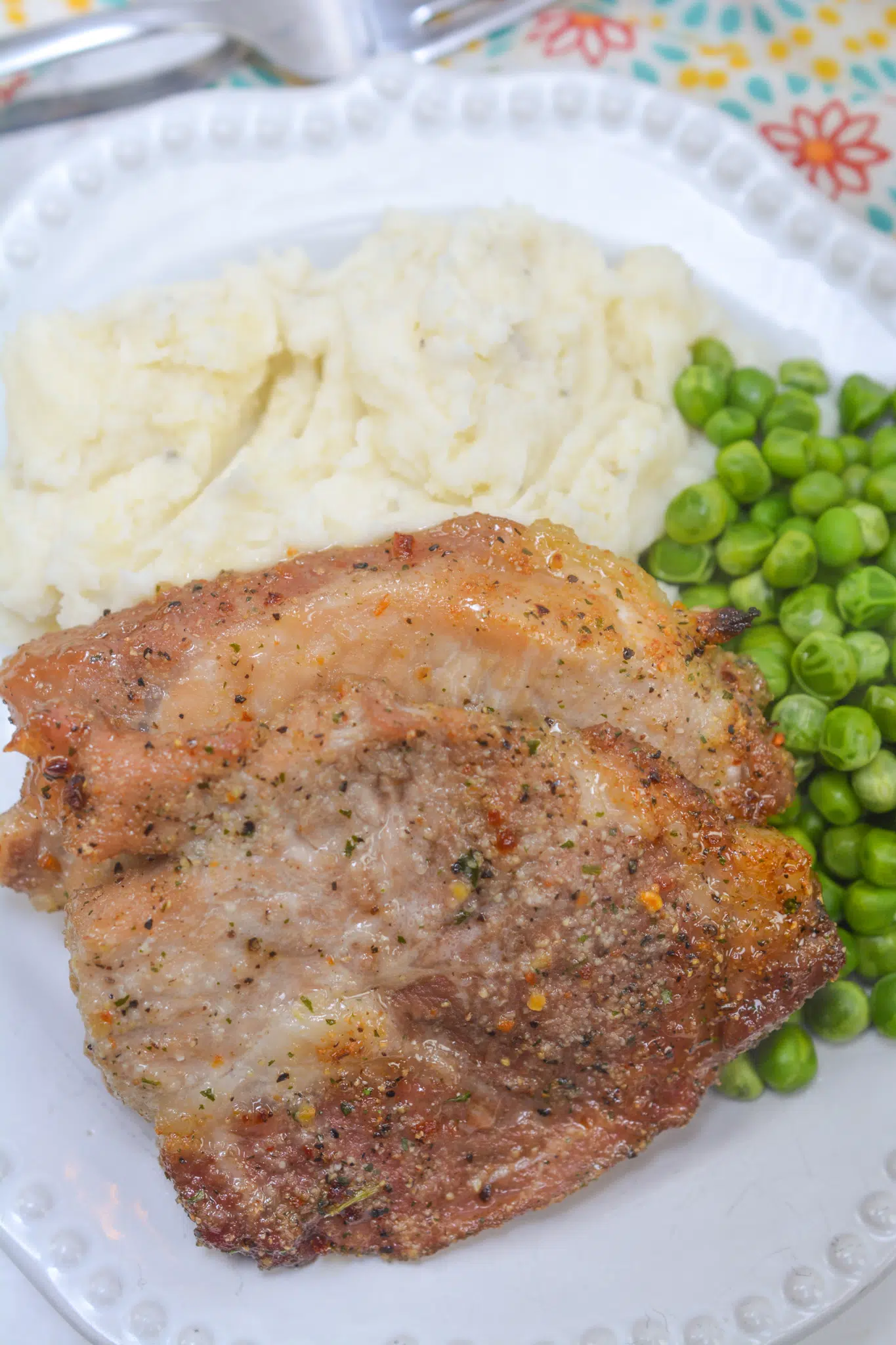 Brown Sugar-Glazed Italian Pork Chops