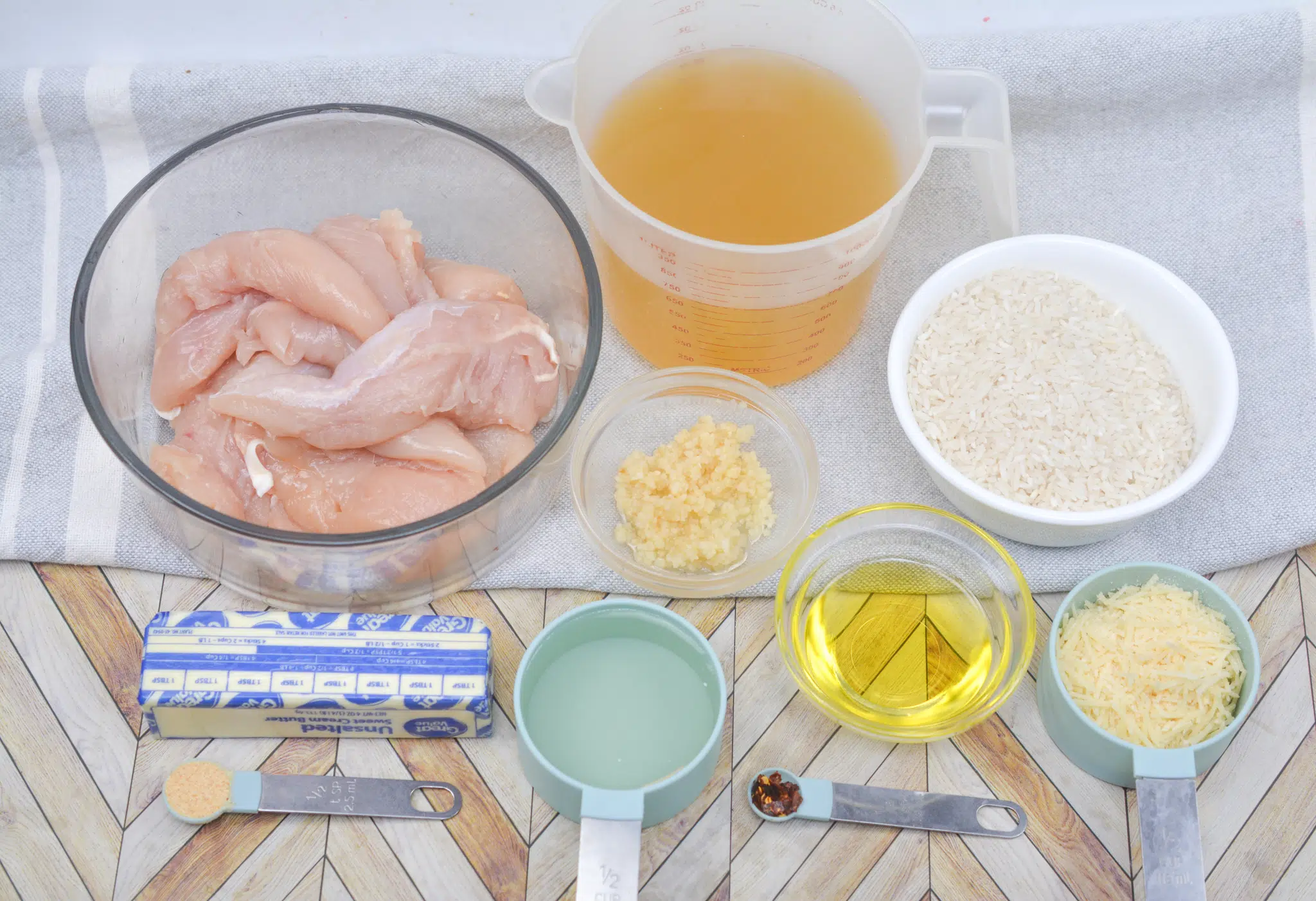 Chicken and Garlic Parmesan Rice Recipe
