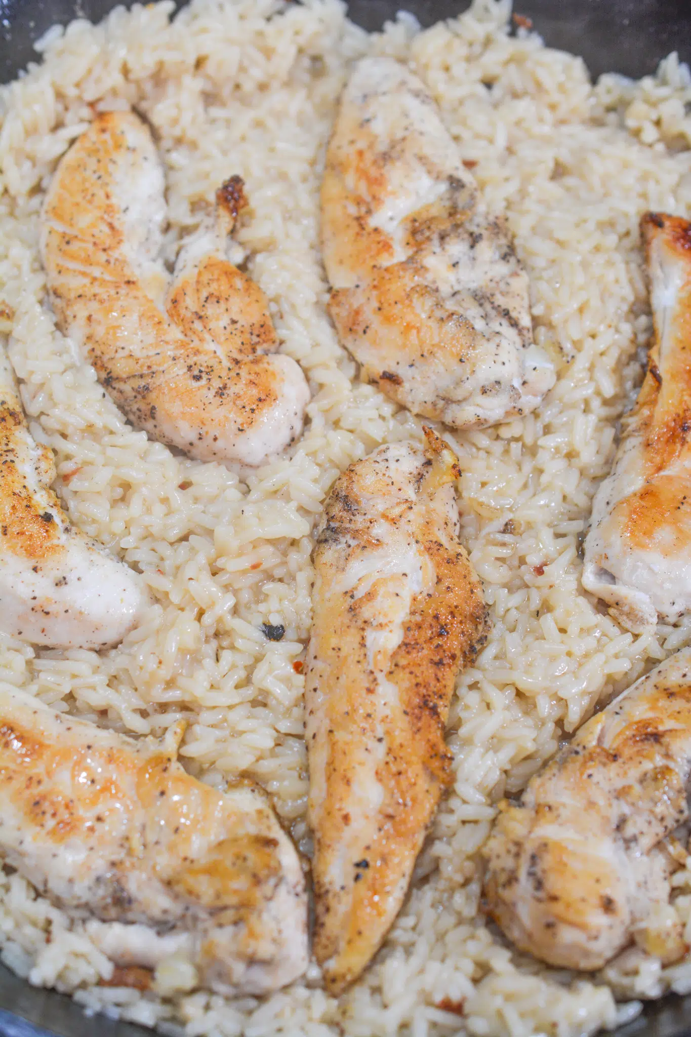 Chicken and Garlic Parmesan Rice Recipe