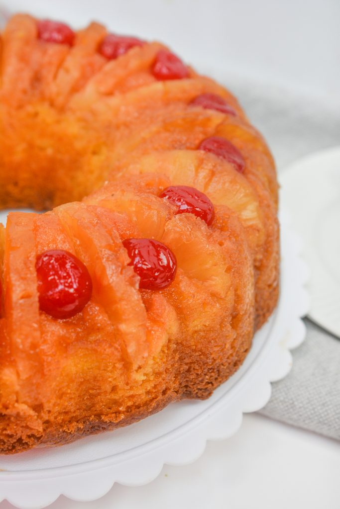 Pineapple Upside Down Bundt Cake