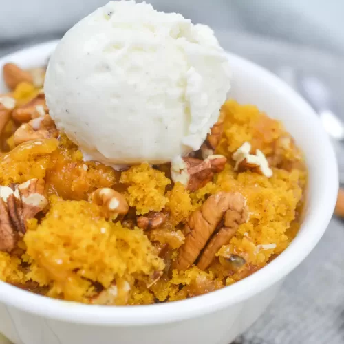 Pumpkin Pecan Cobbler