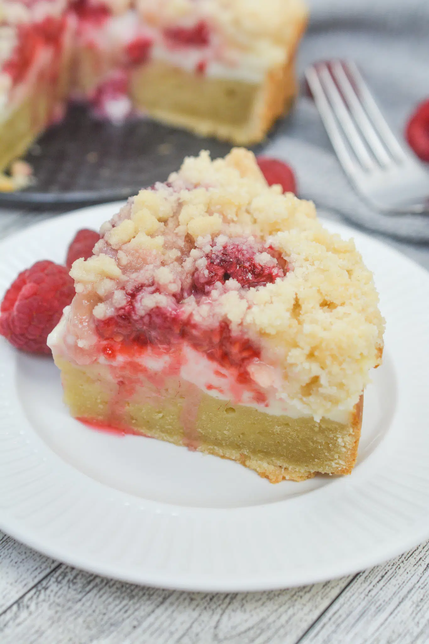 Raspberry Cream Cheese Coffee Cake