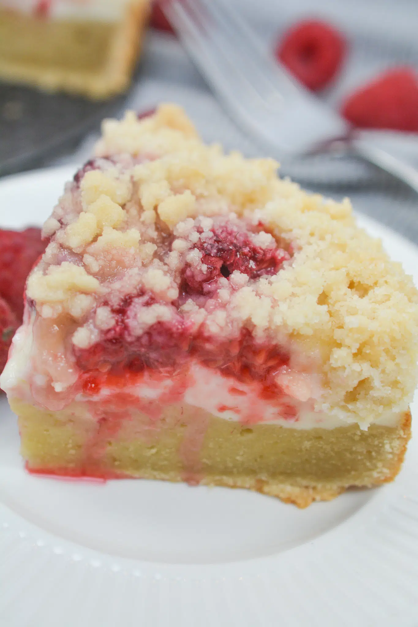 Raspberry Cream Cheese Coffee Cake