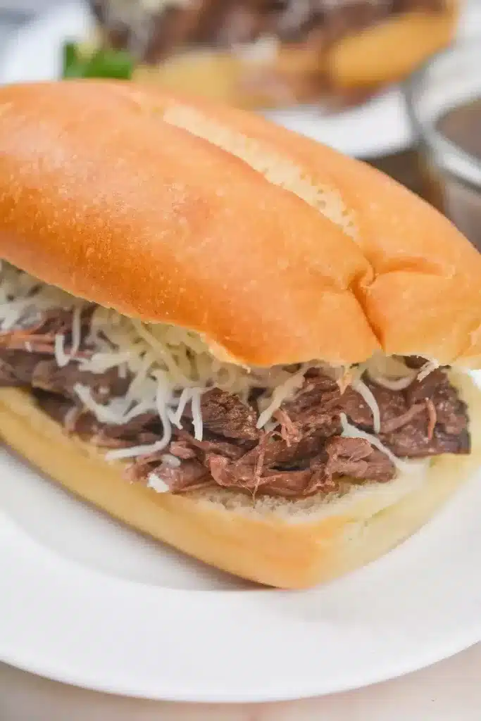 Slow Cooker French Dip Sandwiches