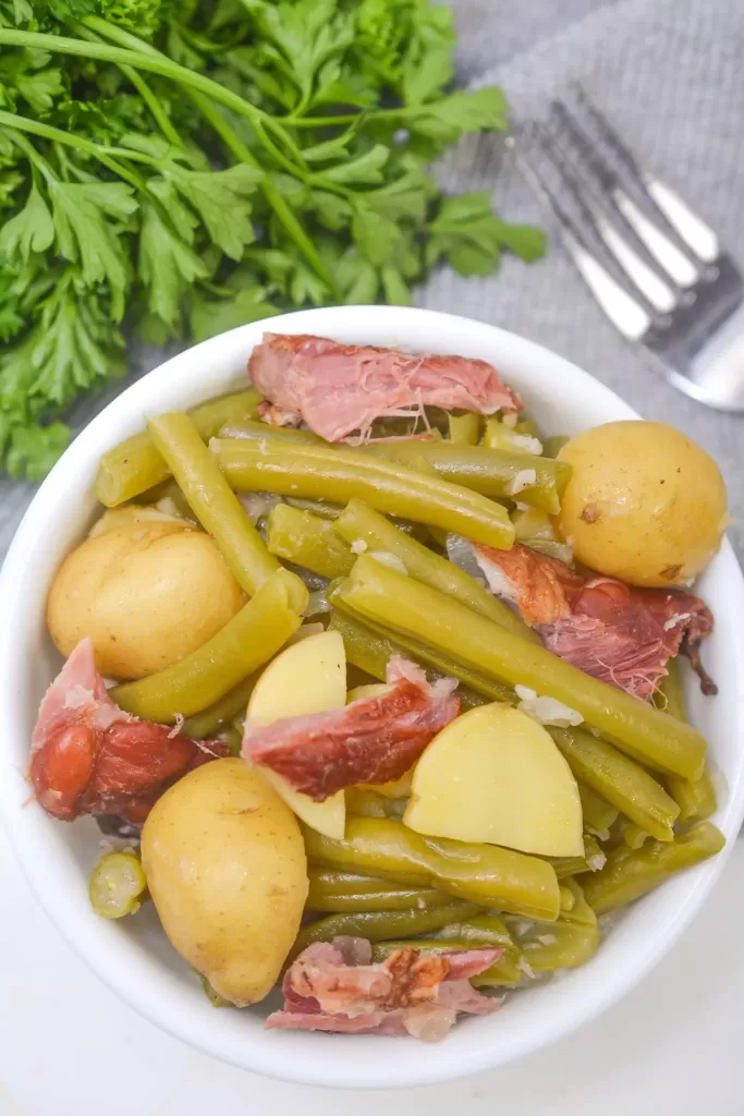 Southern Style Green Beans and Potatoes